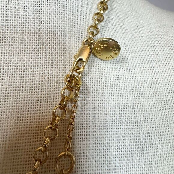 J Crew Necklace Black Bubble Runway Necklace Chic Dark Academia Dark Goth 30” - Picture 8 of 12